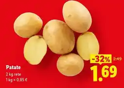 Lidl Patate offerta