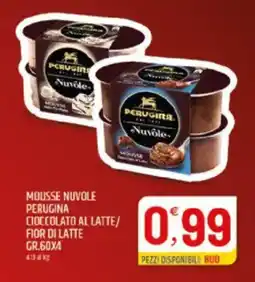 Ard Discount Mousse nuvole perugina cioccolato al latte/ fior di latte offerta