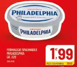 Ard Discount Formaggio spalmabile PHILADELPHIA offerta