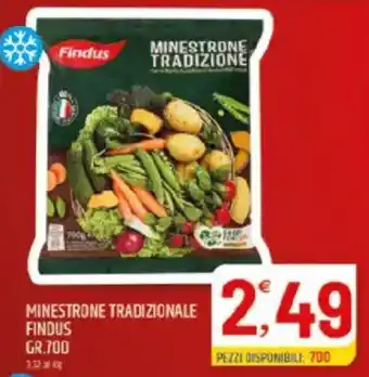 Ard Discount Minestrone tradizionale FINDUS offerta