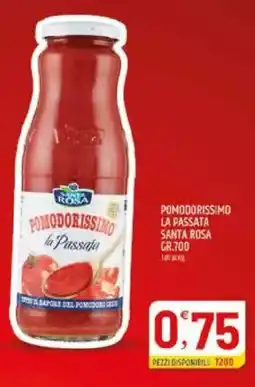 Ard Discount Pomodorissimo la passata SANTA ROSA offerta