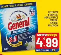 Ard Discount Detersivo in polvere per lavatrice general fustone offerta