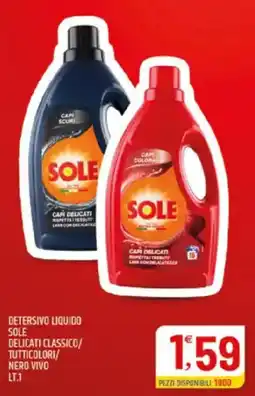 Ard Discount Detersivo liquido sole delicati classico/ tutticolori/ nero vivo offerta