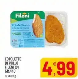 Ard Discount Cotolette di pollo FILENI offerta