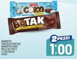 Ard Discount Barretta cioccolato botak/ barretta cioko bello al cocco e cioccolato offerta
