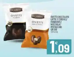 Ard Discount Ovetti cioccolato latte e cereali/ fondente/ nocciola pistacchio offerta