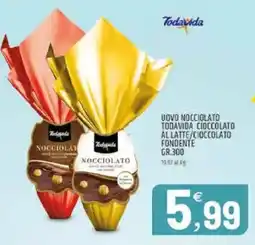 Ard Discount Uovo nocciolato todavida cioccolato al latte/cioccolato fondente offerta