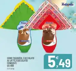 Ard Discount Uovo todavida cioccolato al latte/cioccolato fondente offerta