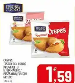 Ard Discount Crepes tesori del cuoco prosciutto e formaggio/ pizzaiola/funghi offerta