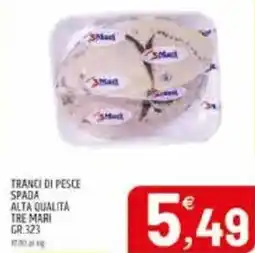 Ard Discount Tranci di pesce spada alta qualita tre mari offerta