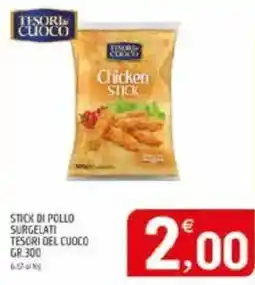 Ard Discount Stick di pollo surgelati TESORI DEL CUOCO offerta
