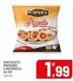 Ard Discount Forneria mini pizzette pomodoro e mozzarella offerta