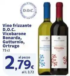 Sigma Vino frizzante D.O.C. Vicobarone Bonarda, Gutturnio, Ortrugo offerta
