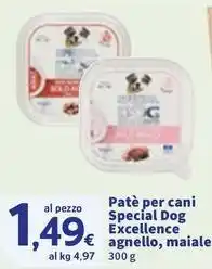 Sigma Patè per cani Special Dog Excellence agnello, maiale offerta