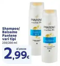 Sigma Shampoo/ Balsamo Pantene offerta