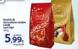 Sigma Ovetti di cioccolato Lindor Lindt offerta