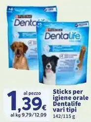 Sigma Sticks per igiene orale Dentalife offerta