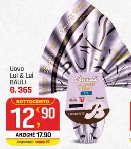 Supermercati Dok Uovo Lui & Lei BAULI offerta