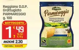 Supermercati Dok Reggiano D.O.P. Grattugiato PARMAREGGIO offerta