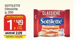 Supermercati Dok SOTTILETTE Classiche offerta