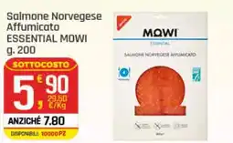 Supermercati Dok Salmone Norvegese Affumicato ESSENTIAL MOWI offerta