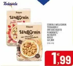 Ard Discount Cereali wellgrain todavida con cioccolato fondente/ ai frutti rossi offerta