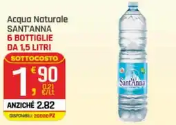 Supermercati Dok Acqua Naturale SANT'ANNA offerta