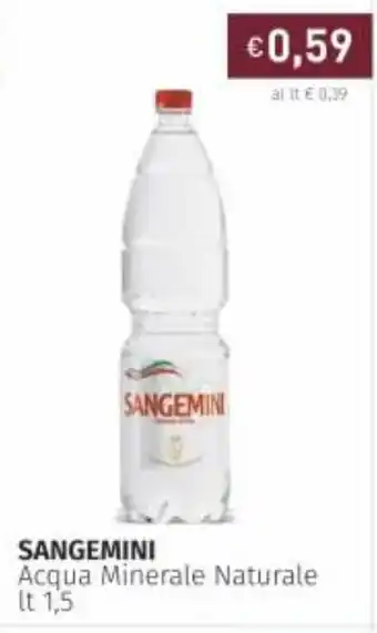 Prezzemolo e Vitale Sangemini Acqua Minerale Naturale 1,5lt offerta