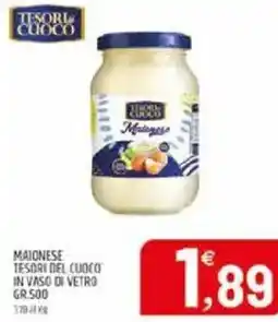Ard Discount Maionese tesori del cuoco in vaso di vetro offerta