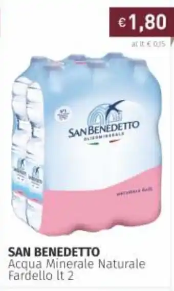 Prezzemolo e Vitale San Benedetto Acqua Minerale Naturale Fardello 2lt offerta