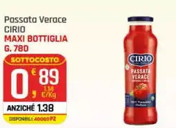Supermercati Dok Passata Verace CIRIO offerta