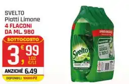 Supermercati Dok Svelto piatti limone 4 flaconi offerta