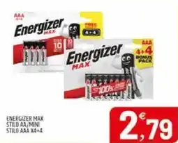 Ard Discount Energizer max stilo aa/mini stilo aaa offerta