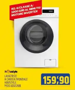 Ard Discount LAVATRICE A CARICA FRONTALE HOUSTYLE MOD.60122UB offerta