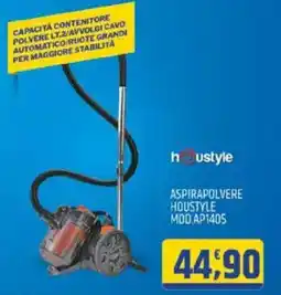 Ard Discount ASPIRAPOLVERE HOUSTYLE MOD.AP1405 offerta