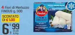 Supermercati Dok 4 Fiori di Merluzzo FINDUS offerta