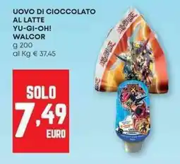 Panorama Uovo di cioccolato al latte yu-gi-oh! WALCOR offerta