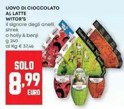 Panorama Uovo di cioccolato al latte WITOR'S offerta