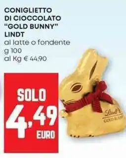 Panorama Coniglietto di cioccolato "gold bunny" LINDT offerta