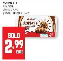 Panorama Kornetti KINDER offerta