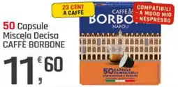 Supermercati Dok 50 Capsule Miscela Decisa CAFFÈ BORBONE offerta