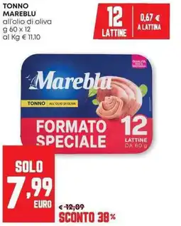 Panorama TONNO MAREBLU all'olio di oliva offerta