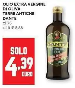 Panorama Olio extra vergine di oliva terre antiche DANTE offerta
