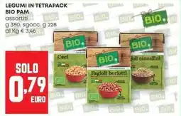 Panorama Legumi in tetrapack bio PAM offerta