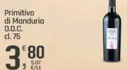 Supermercati Dok Primitivo di Manduria D.O.C. offerta
