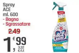 Supermercati Dok Spray Ace, Bagno, Sgrassatore offerta