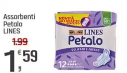 Supermercati Dok Assorbenti Petalo LINES offerta
