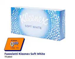 Action Fazzoletti Kleenex Soft White offerta