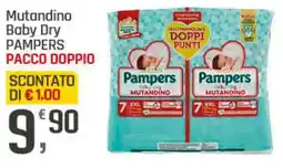 Supermercati Dok Mutandino baby dry pampers pacco doppio offerta