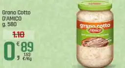 Supermercati Dok Grano Cotto D'AMICO offerta